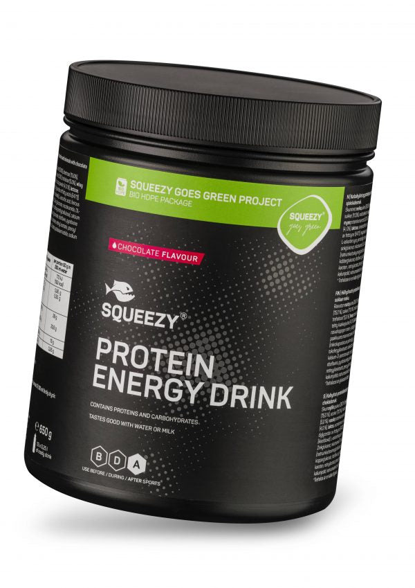 PROTEIN ENERGY DRINK CHOCOLATE goes green